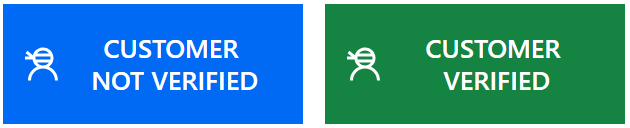 Customer verification indicators